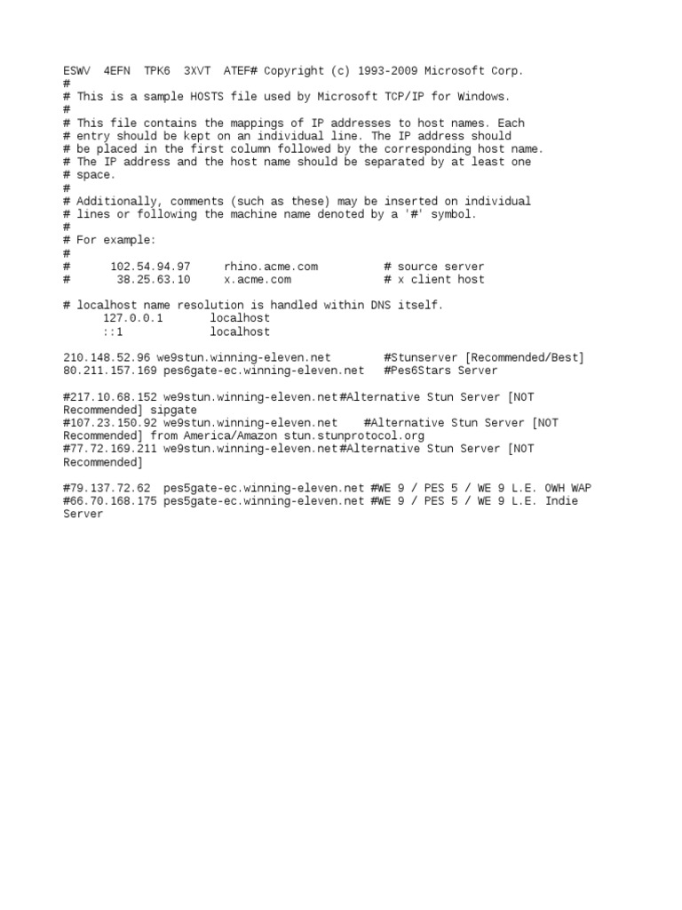 Hosts | PDF | Teaching Methods & Materials | Computers