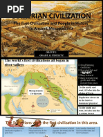 Sumer vs. Mesopotamia: Key Differences | PDF | Mesopotamia | Sumer