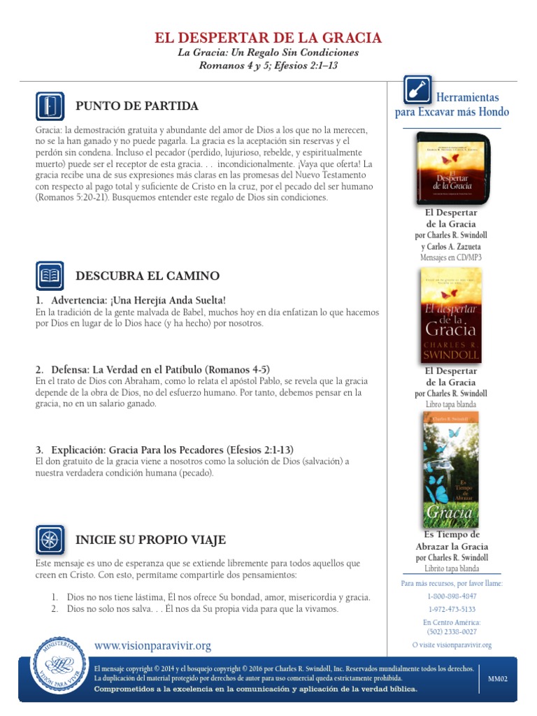 MM El Despertar de La Gracia PDF | PDF | Gracia en el cristianismo ...