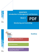 MGMT6072 Introduction To Management and Business: Week 5