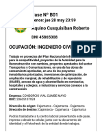 Solicitud de pase personal laboral