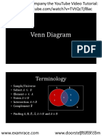 Venn Diagram YouTube Lecture Handouts