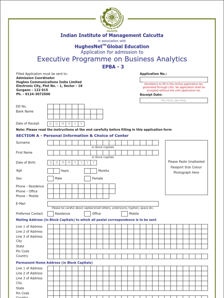 Form EPBA-3 | PDF | Mail | Fee