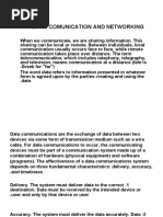 Data Comunication and Networking: Telecommunication, Which Includes Telephony, Telegraphy