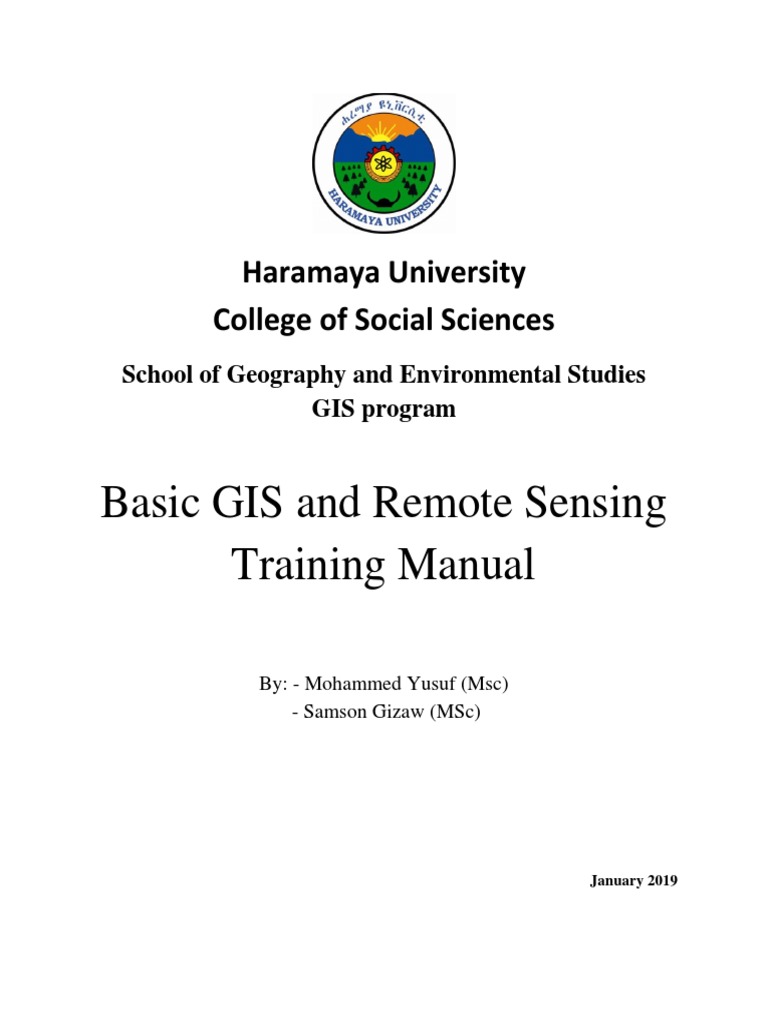 Basic GIS & Remote Sensing Manual | PDF | Geographic Information System ...