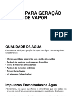 Água para Geração de Vapor