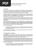 Evolução Histórica do Direito Comercial