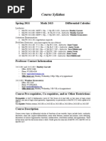 UT Dallas Syllabus for math2413.003.11s taught by Wieslaw Krawcewicz (wzk091000)