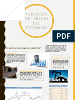 Variacion Del Petroleo
