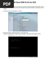 Install ESXi 6.5.0 On UCS