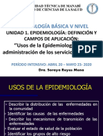 Usos de La Epidemiologia en La Administración de Los Servicios de Salud-1