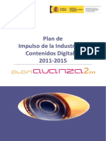 Plan Impulso Contenidos Digitales 2011 2015