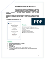 Guia para La Elaboracion de Una Tesina