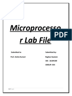 Microprocessor Lab