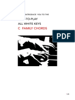 C Family Chords: Easy-To-Play All White Keys