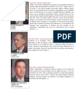 Presidentes de Colombia de 1950 A 2016