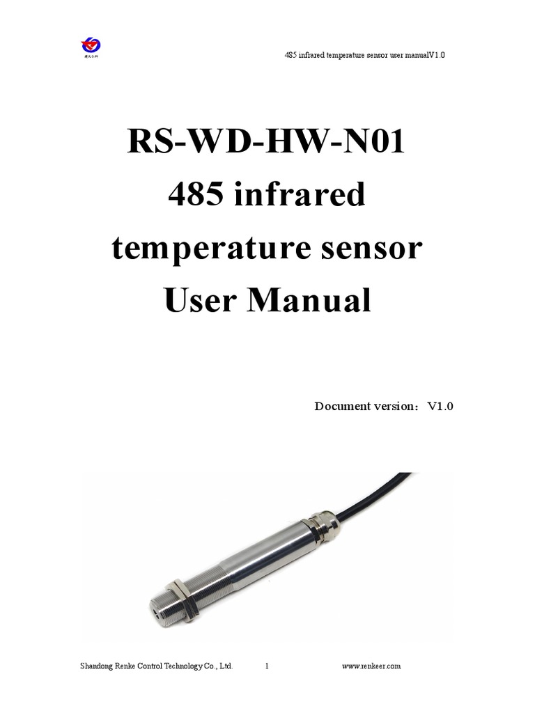 RS485 modbus rtu temperature sensor with cheap price - Renke