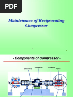 Maintenance of Reciprocating Compressor