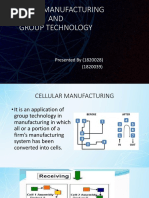 Cellular Manufacturing and Group Technology 