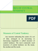 Chapter 3 - Measures of Central Tendency