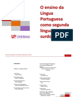 Ensino Língua Portuguesa surdos