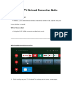 Android TV Network Connection Guide