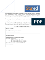 Co-Funding For Stuned Application (Option C) 9.1 Source of Funding