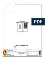 Front Elevation Structure 2 AS-BUILT House Plan