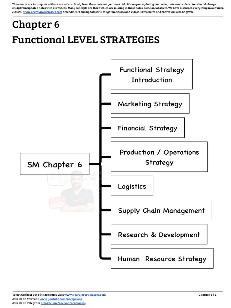 Understanding Functional Level Strategies | PDF | Marketing Strategy ...