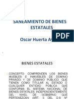 Saneamiento de Bienes Estatales 2019