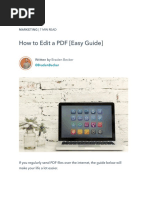 How to Edit a PDF [Easy Guide]