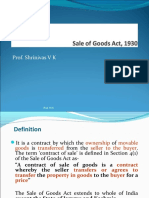 Business Law - Sale of Goods Act PDF