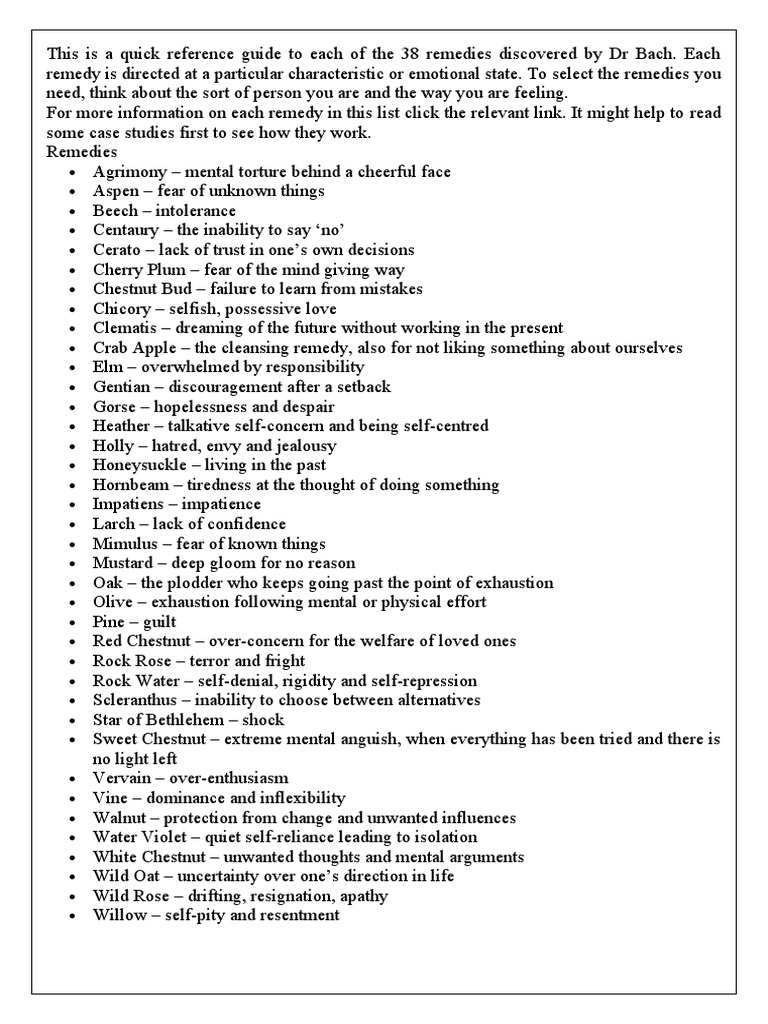 Flower Remedy PDF Chakra Metaphysics Of Mind