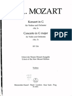 Mozart Violín K216 Sol Mayor PDF