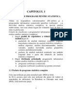 Popa Mariana Pachetede Programein Statistica Statisticasinteze