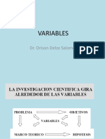 Hipótesis y Variables