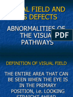 Visual Fields and Its Defects