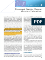 Cap.4 Diversidade Genética Humana