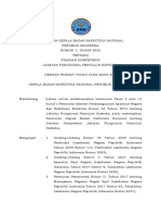 Perka Nomor 2 TH S 2020 TTG Standar Kompetensi Jabfung Penyuluh Narkoba PDF