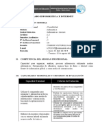 Informática e Internet: Sílabo de Contabilidad