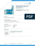 Vibrating Table 600 X 400mm Table Top. 220-240V 50Hz 1Ph. Supplied With Clamping Assembly