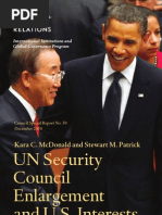 Download UN Security Council Enlargement and US Interests by Council on Foreign Relations SN46598477 doc pdf