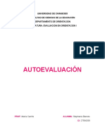 Autoevaluación