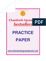 Chandresh Agrawal Practice Paper 4 CET