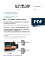 Reverse Power Flow Monitoring and Trip: M.B. Control & Systems Pvt. LTD