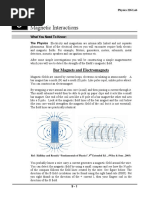 Lab 9 Magnetic Interactions