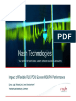 Impact of Flexible RLC PDU Size on HSUPA Performance