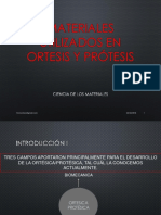 OyP - Clase 5 - Materiales Utilizados en Ortopedia PDF