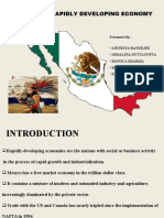 Mexico As A Rapidly Developing Economy: Presented by