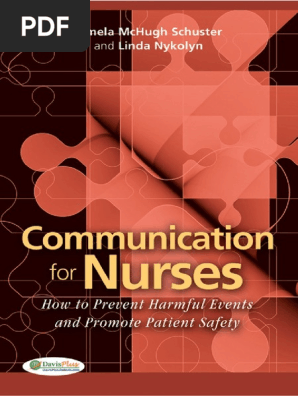 [Dr Schuster, Nykolyn] Communication for Nurses H(BookFi) (1)